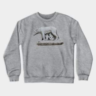 Capitoline Wolf Roman Empire Symbol Crewneck Sweatshirt